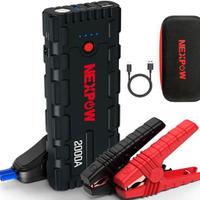 Avviatore Batteria Auto, 2000A 18000mAh