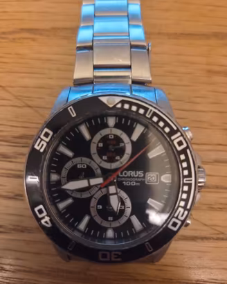 Lorus Sport Chronograph RM333FX9 uomo acciaio 45mm