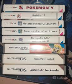 Lotto giochi 3ds e ds