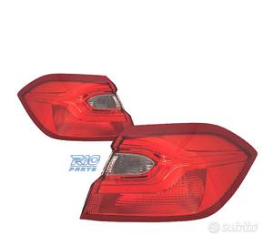 FANALI FORD FIESTA 17- ROSSO BIANCO
