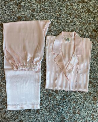 Pigiama donna rosa satinato FG –taglia 3 –elegante