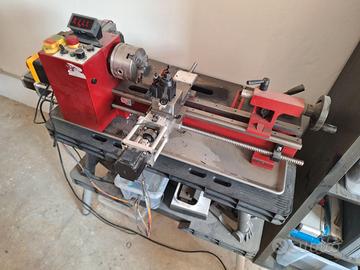 Mini tornio Sieg SC2 convertito CNC