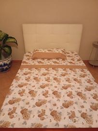 letto contenitore una piazza e mezzo ,no materasso
