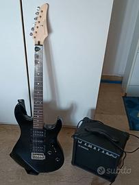Chitarra Yamaha Tourgear e amplificatore