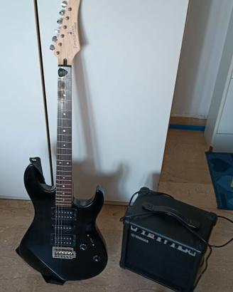 Chitarra Yamaha Tourgear e amplificatore