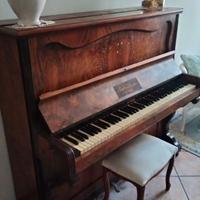 pianoforte verticale antico Bechstein & Langfenn