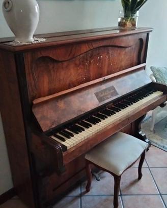 pianoforte verticale antico Bechstein & Langfenn
