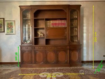 Mobile libreria antico vintage in legno