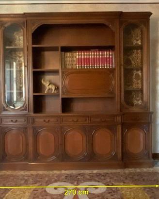 Mobile libreria antico vintage in legno