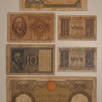 SERIE BANCONOTE LIRE IMPERO 1939-1940