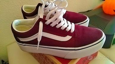 Vans platform bordeaux 