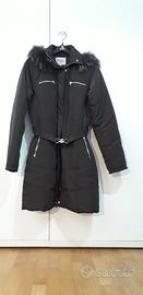 Giaccone imbottito marrone scuro