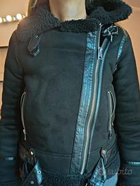 Giacca invernale nera ZARA mai usato
