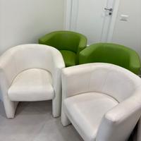 4 poltrone da ufficio