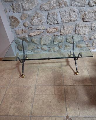 tavolino in ferro battuto 