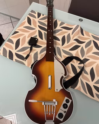 Chitarra Basso Beatles Rock Band PS3 PS4 Höfner