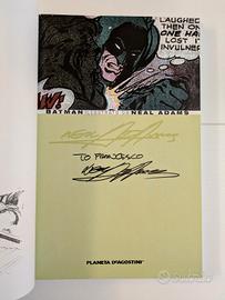 BATMAN illustrato da NEAL ADAMS , n.1 autografato
