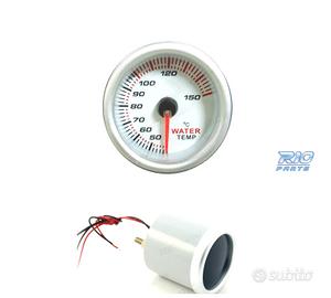 OROLOGIO TEMPERATURA ACQUA SFONDO BIANCO ILLUMINAT