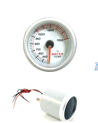 OROLOGIO TEMPERATURA ACQUA SFONDO BIANCO ILLUMINAT
