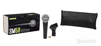 SHURE SM58 MICROFONO DINAMICO CARDIOIDE PER VOCE