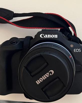 Canon EOS R100 + obiettivo 18-45mm e SD nuova 32GB