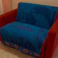 Poltrona Letto Flou Alcantara