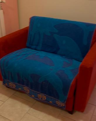 Poltrona Letto Flou Alcantara