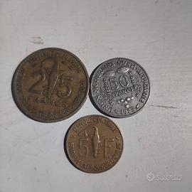 Franchi stati africani dell'Ovest anno 1957/1968/1