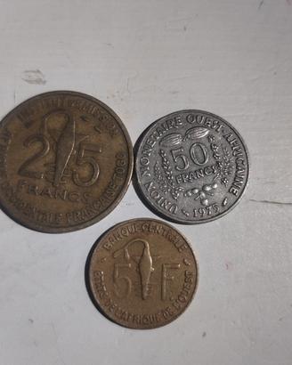 Franchi stati africani dell'Ovest anno 1957/1968/1