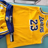 Completo basket bambino anni 12 LA LeBron Swingman
