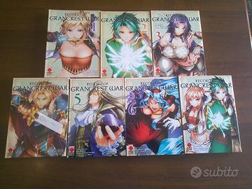 record of grancrest war(planet manga,panini  comic