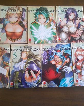 record of grancrest war(planet manga,panini  comic