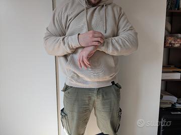 Felpa Pull & Bear taglia XL bianca