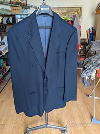 Giacca Blazer uomo blu scuro Lana e cashmere 