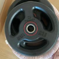 Set di pesistica (bilanciere e 6 dischi)