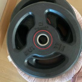 Set di pesistica (bilanciere e 6 dischi)