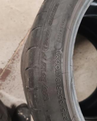 4 gomme Michelin Pilot Super Sport doppia misura