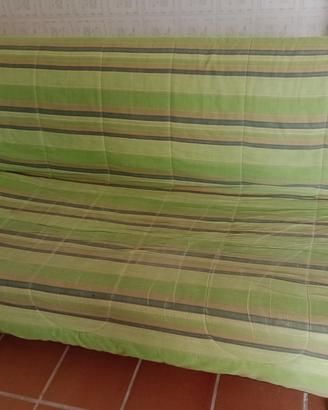 Divano Letto Verde a Righe
