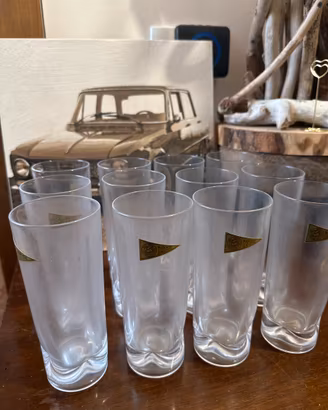 Bicchieri cristalli RCR anni 90
