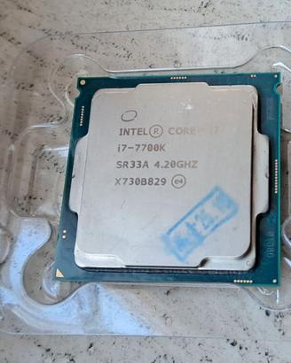 CPU Intel i7-7700k 4.20 Ghz