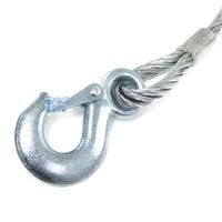 CAVO D'ACCIAIO RIMORCHIO CON DOPPIO GANCIO