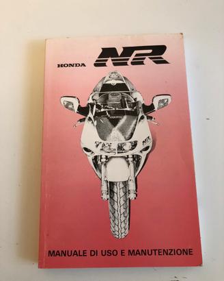 Libretto uso e manut.Honda Nr750 oval Piston