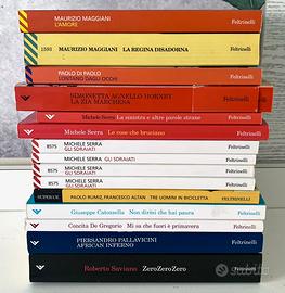 15 libri edizioni Feltrinelli di autori italiani