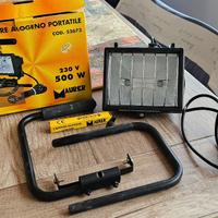 Proiettore alogeno portatile Maurer