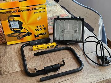 Proiettore alogeno portatile Maurer