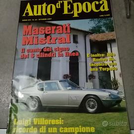 auto d epoca maserati mistral ottobre 1997 