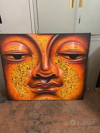 Dipinto su tela Buddha etnico vintage