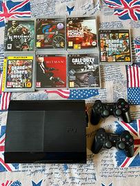 PlayStation 3 Super Slim + 2 Pad + 7 Giochi 320 GB