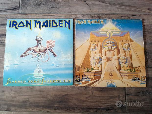 Blocco di 2 dischi in vinile dei: IRON MAIDEN usato  Torino