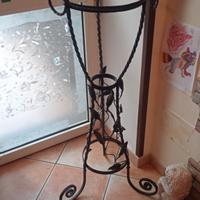 portavaso in ferro vintage 